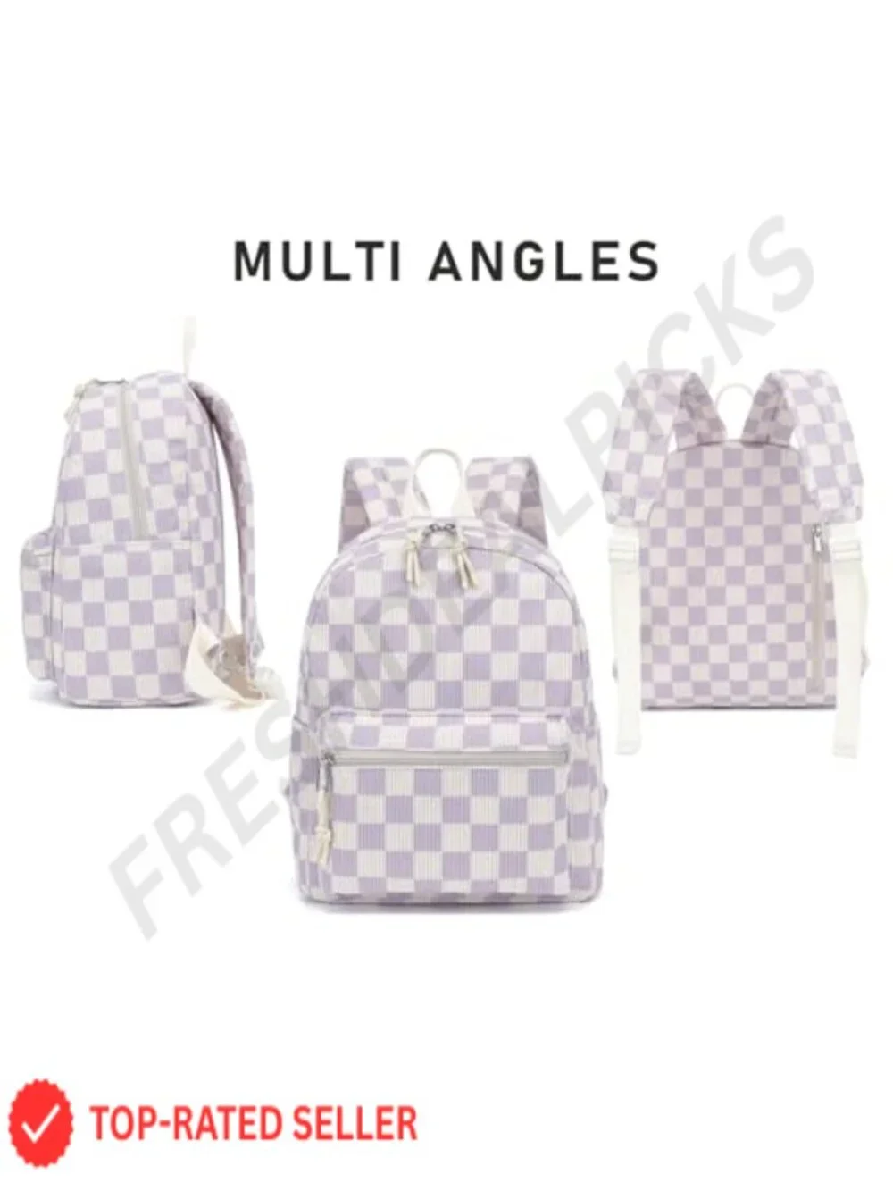 Corduroy Mini Backpack Purse Women Girls Casual Daypack Travel School Bag